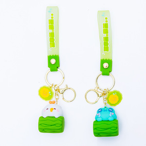 Llavero de Pato Sobrecargado y Rana Solitaria, Regalo de Broma con Humor de Oficina para Compañeros de Trabajo, Juguete Divertido para el Escritorio para los <span class=keywords><strong>Guerreros</strong></span> del 9 a 5 - Product Image 1