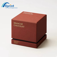 Boîtes cadeaux rigides en carton personnalisées avec logo, boîtes cadeaux vides de luxe pour bougies parfumées avec couvercle pour emballages de parfums, bijoux, cadeaux Ama-zon