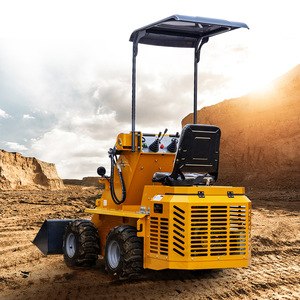 Chargeuse sur pneus diesel, type siège, jaune, haute efficacité, pour chantier de construction - Product Image 2