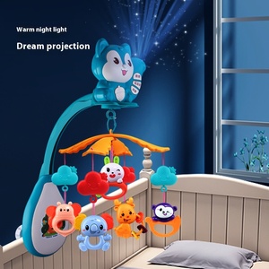 Jouet de pacification pour nouveau-nés <span class=keywords><strong>rotatif</strong></span> chevet musique <span class=keywords><strong>hochet</strong></span> garçon Animak peluche anneau de dentition pour poussette enfants jouets musical berceau <span class=keywords><strong>hochet</strong></span> - Product Image 3