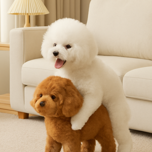 Toptan karikatür Humping Teddy köpek silikon oyuncak komik çiftleşme eylem Pet oyuncak yavru stres giderici ve oynamak için - Product Image 1