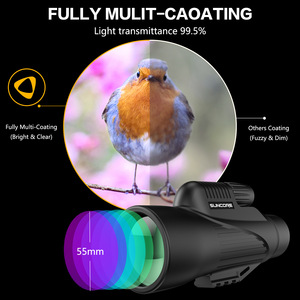 Suncore <b>Monocular</b> 12x50 10x50 Nitrogen Filled Weather Resistant <b>Night</b> <b>Vision</b> Optics - Product Image 2