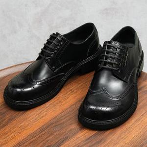 Zapatos Oxford clásicos para hombre con aumento de altura, zapatos de boda a la moda para hombre con punta en pico, tallas 37 - 46 - Product Image 1