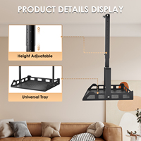 Support de plafond universel Salange pour projecteur, réglable, pour bureau, chambre, montage mural
