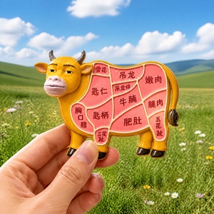 Nouvel Autocollant Magnétique Créatif pour Réfrigérateur « Voici l'Âne » – Décoration de Cuisine et Maison, Petit Cadeau Souvenir, Vente en Gros - Product Image 3