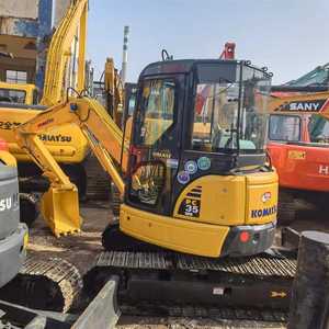 Excavadora Usada Komatsu PC35 MR2 de 3.5 Toneladas, Modelo Popular Japonés en Buen Estado, PC 35MR 40MR 50MR 55MR PC56 PC60 PC70 en Stock - Product Image 1