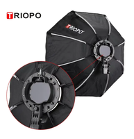 TRIOPO kotak lampu payung oktagon KX55cm, untuk Godox AD200 V1 Speedlite lampu kilat fotografi Studio foto 90cm