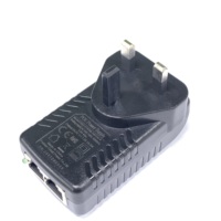 Injecteur PoE passif 100-240VAC vers 24V 48V 24W 100Mbps RJ45 PoE CE UKCA Alimentation pour CPE AP Switch Ethernet Caméra CCTV