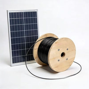 สายไฟโซลาร์เซลล์ PV1-F XLPE UL4703-PV ขนาด 10AWG 2000V AC ตัวนำทองแดงเคลือบดีบุก แรงดันต่ำ -40 องศาเซลเซียส ถึง 125 องศาเซลเซียส สำหรับสถานีไฟฟ้า - Product Image 4