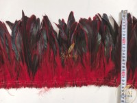 Plumes de queue de coq teintées pour la pêche à la mouche, couleurs assorties pour mouches à saumon, pêche, costumes de carnaval, artisanat et décoration