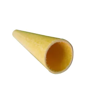 맞춤형 옐로우 컬러 유리 섬유 튜브 섬유 유리 파이프 Frp 튜브 Gfrp 튜브 전기 절연