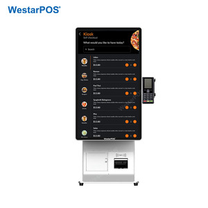 เครื่องออกตั๋วอัตโนมัติ WestarPOS CRS001 หน้าจอ LCD ความละเอียดสูงขนาด 23.8 นิ้ว พร้อมระบบสัมผัส สำหรับร้านอาหารฟาสต์ฟู้ด - Product Image 1