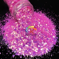 Sac de 500g de paillettes en polyester en vrac, mélange épais, pour Noël, l'art et l'artisanat (gobelets, résine), livraison rapide, vente en gros