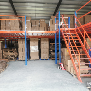 Entrepiso Modular de Acero - Estanterías Industriales Ajustables para Almacenamiento en Fábrica - Product Image 6