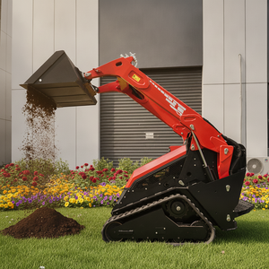 Livraison gratuite HONGSHAN Mini-chargeuse compacte 1 tonne 1000 kg avec godet étroit de 820 mm - Product Image 4