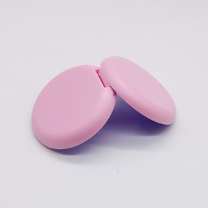 Caja de almacenamiento de Alineadores dentales con espejo pequeños magnéticos con logotipo personalizado, cajas magnéticas de ortodoncia coloridas, caja de retención redonda - Product Image 5