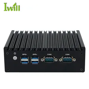 Newest mini pc linux Cele-ron N5095 mini computer with 1*2.5 inch HDD SSD 2*M.2 slot for industrial