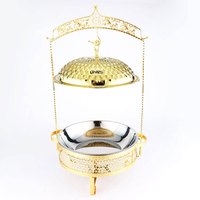 Réchaud de buffet 4,5/6/8L pour hôtel de luxe, chauffe-plats avec couvercle suspendu