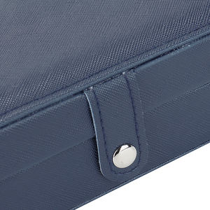 Портативный Мини искусственная кожа 2 слоя путешествия организатор ювелирных изделий коробка для женщин - Product Image 6