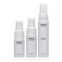 Flacon pulvérisateur vide en PET recyclé, transparent, portable, 15ml, 20ml, 30ml, pour sérigraphie, toner, emballage cosmétique