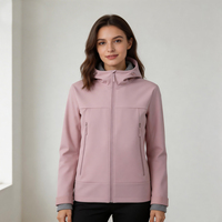 Chaquetas de Invierno Ecológicas Personalizadas para Mujer, con Cierre Frontal, Resistentes al Viento e Impermeables, con Capucha, para Exteriores, Estilo Urbano