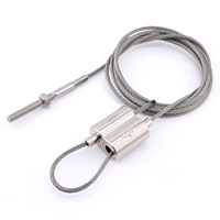 Support de câble bidirectionnel réglable, kit de câbles de suspension pour pinces circulaires personnalisées du système de suspension