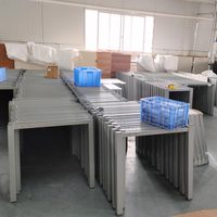 Support de bureau mobile à prix d'usine, support de table en métal, vente chaude