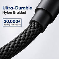 Câble de charge rapide Type-C vers Type-C 100W avec affichage LED, cordon tressé E-Marker universel pour ordinateur portable, tablette, smartphone, Nintendo OEM