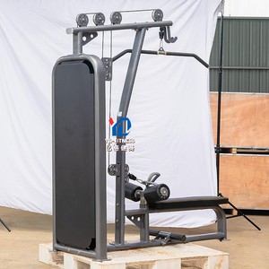 Chất lượng cao phổ Lat kéo xuống và hàng thấp Máy Pin nạp máy Trọng lượng selectorized phòng tập thể dục Máy thiết bị - Product Image 4