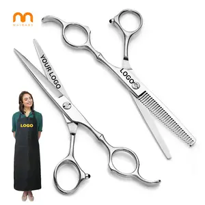 High quality Professional Hair Cutting Barber Custom Logo 440C Hairdressing Scissors for Salon