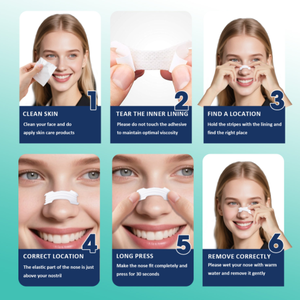 Tiras Nasales para Dormir Mejor, Dilatadores Nasales Físicos para <span class=keywords><strong>Problemas</strong></span> <span class=keywords><strong>de</strong></span> Ronquidos - Product Image 5