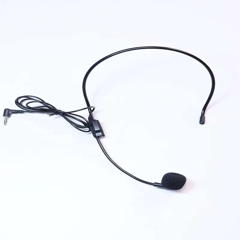Shidu Universele Handsfree Flexibele Bedrade Headset Hoofdtelefoon Microfoon Voor Stemversterkers