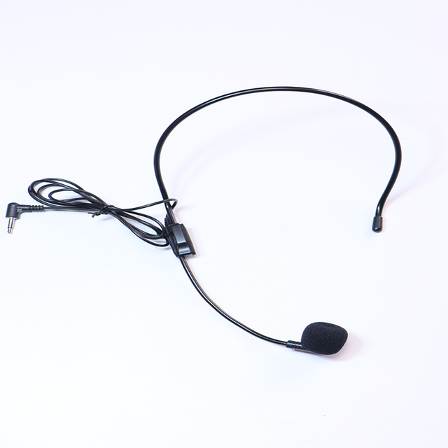 Shidu Universal Handsfree Flexible Wired Headset Headworn Microphone for Voice Amplifiers