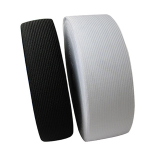 Maroquinerie — bande élastique tricotée <span class=keywords><strong>pour</strong></span> pantalons, en noir et blanc, vente en gros, élastique, haute élasticité, tricoté - Product Image 2