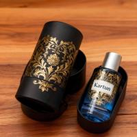 Emballage cylindrique de luxe Logo imprimé 30ml 50ml 100ml Vaporisateur de voyage Atomiseur Contenant d'échantillon Flacons de parfum en verre avec boîte OEM