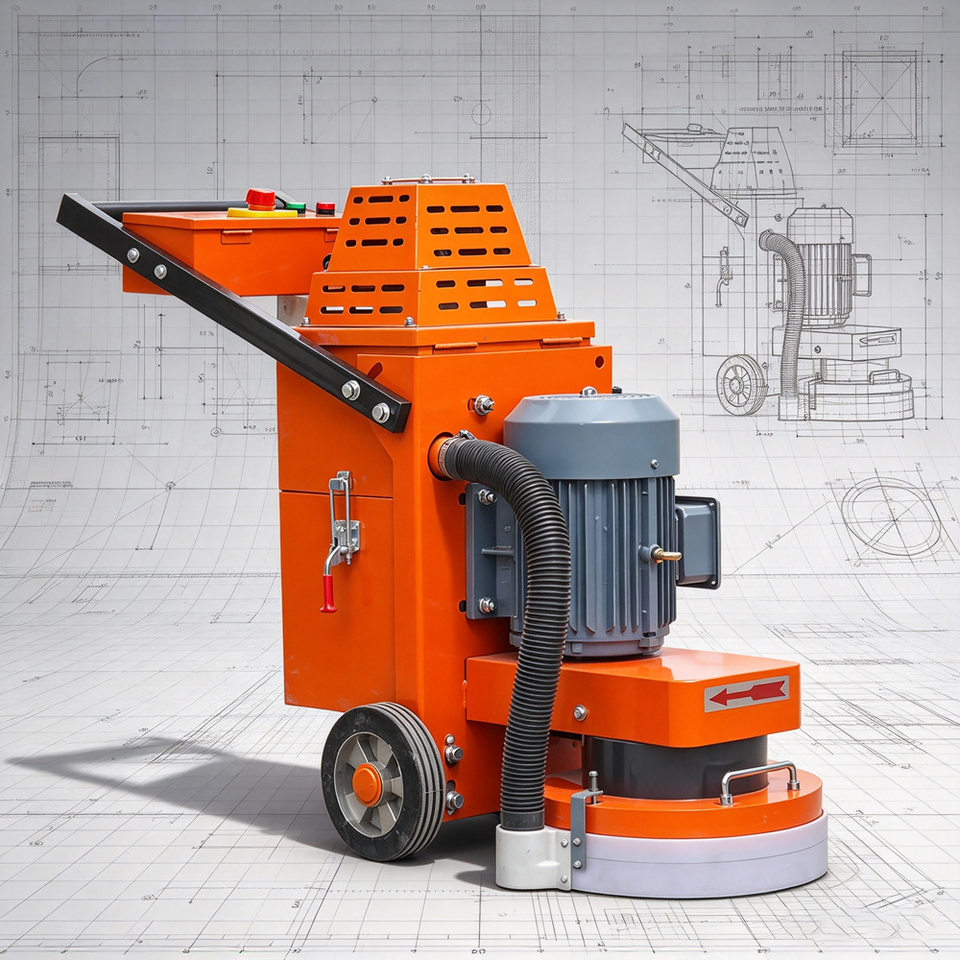 Professional Epoxy Floor Grinding Machine Concrete Surface Treatment ...
