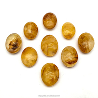 Offre Spéciale : Pierre de Palmier en Cristal Naturel Gold Healer, Magnifique Pierre Précieuse de Quartz Jaune Feu pour la Décoration