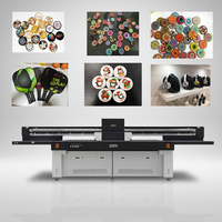 Impresora UV Industrial de Cama Plana con Cabezal de Impresión Ricoh, Impresora Digital de Inyección de Tinta de Alta Velocidad para Papel con Barniz y Relieve 3D