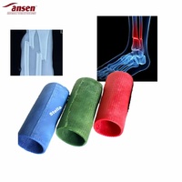 Bandage en fibre de verre durci à l'eau, plâtre orthopédique polymère adhésif et ferme, ne se détache pas facilement lors des mouvements quotidiens