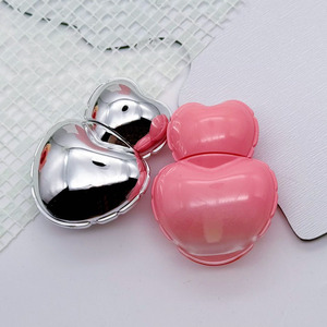 Envase de Tubo de Brillo Labial Vacío de 7 ml, Diseño Lindo <span class=keywords><strong>en</strong></span> Forma de Corazón Rosa Plateado - Product Image 2