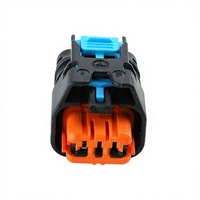 Conector Hembra Automotriz Impermeable IP67 de 3 Pines para Cableado de Sensor de Velocidad de Rueda y Bobina de Encendido de Automóvil