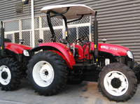 Tracteur compact Pro 704 70HP 4WD pour la plantation en verger et la gestion des vignobles