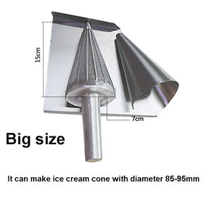 Machine à gaufres manuelle pour cornets de crème glacée croustillants – Créez de délicieux cornets de crème glacée à la maison – Outil à rouler les cornets de gaufres pour crème glacée - Product Image 2