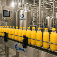 Machine de remplissage à chaud entièrement automatique pour jus de fruits concentrés, équipée de télémétrie