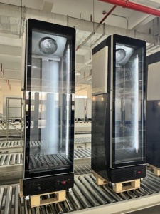 Linkool Frigobares Boisson Affichage Refroidisseur Bière Froide Affichage Réfrigérateur Fleur Show Cabinet Commercial Vertical Porte En Verre Réfrigérateur - Product Image 5