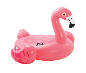 <span class=keywords><strong>INTEX</strong></span> 57558 Flamingo, flotteur gonflable pour piscine, PVC rose, jouet aquatique avec poignées pour adultes, natation, plage - Product Image 1