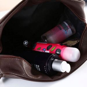 Trendy Travel Makeup Bag with Handle, Portable Toiletry Organizer Cosmetic Pouch <b>for</b> Women Promotional <b>Gifts</b> - Product Image 2