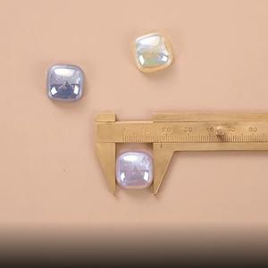 Nouveauté brillant 10-20mm multicolore arrondi carré résine Ranbow breloques pour bricolage pinces à cheveux coque de téléphone matériel - Product Image 4