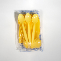 Cuillère à riz en plastique de qualité alimentaire, résistante aux hautes températures, cuillères à soupe jetables