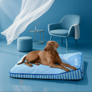 Coussin rafraîchissant pour chien en soie glacée, tapis d'été confortable pour animaux de compagnie, lit de couchage intérieur antidérapant pour chiens de grande, moyenne et petite taille - Product Image 3